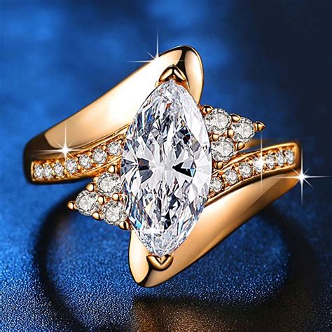 ladies designer gold rings|new luxury women ring jewelry.